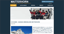 Desktop Screenshot of matterhornimmobiliare.it